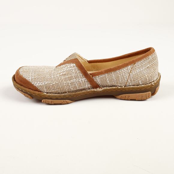 Tony Lama Boots Womens 8.5 M Renata Beige Flat Slip-on Shoes TLC105L - Picture 4 of 10
